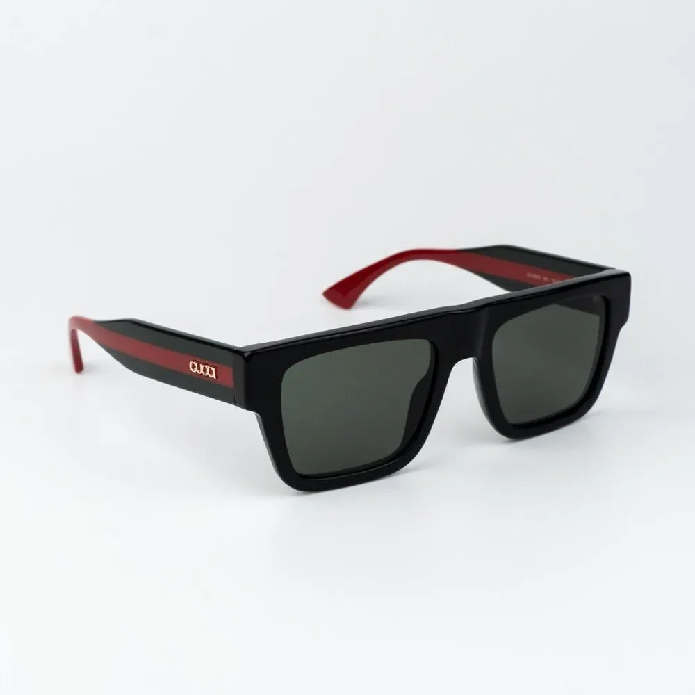Gucci Men Sunglasses Black Grey Square GG1868S 001 NEW AUTHENTIC